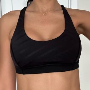 Lululemon black sports bra 6